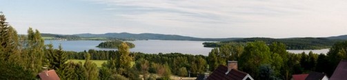 Výhled z balkonu - Ubytování Lipno